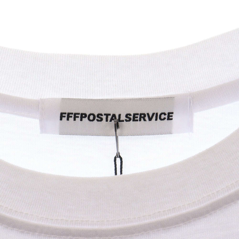FFFPOSTALSERVICE(トリプルエフポスタルサービス) TOKYO LIMITED TEE A NEVER ENDING 東京ポップアップ限定 クルーネック半袖プリントTシャツ ホワイト