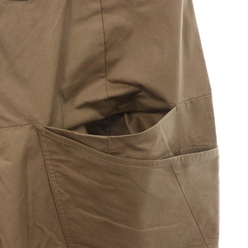 FFFPOSTALSERVICE(トリプルエフポスタルサービス) Wide Belted Draped Trousers ワイド ベルテッド カーゴパンツ ベージュ ドローストリングトラウザーズ