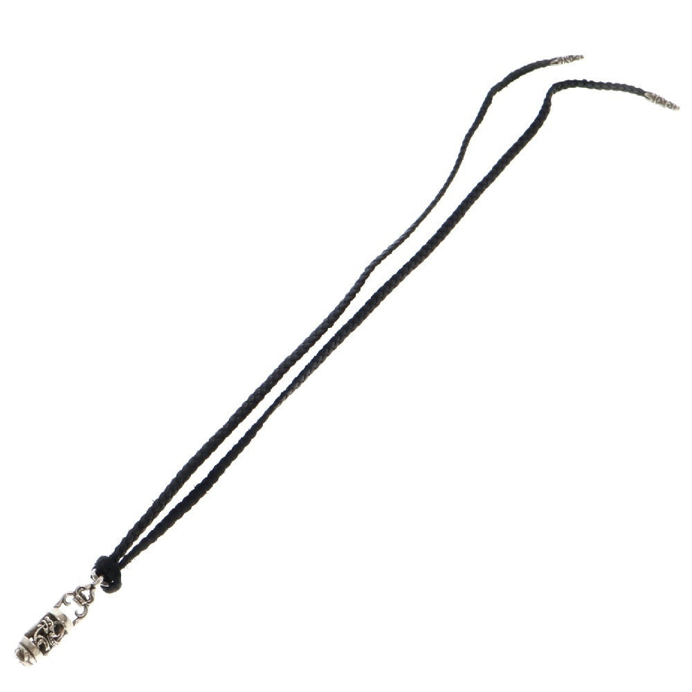 CHROME HEARTS(クロムハーツ) Pendant Celtic Roller W/S Leather Braid Tケルティックローラー レザーブレイド ペンダント ネックレス シルバー