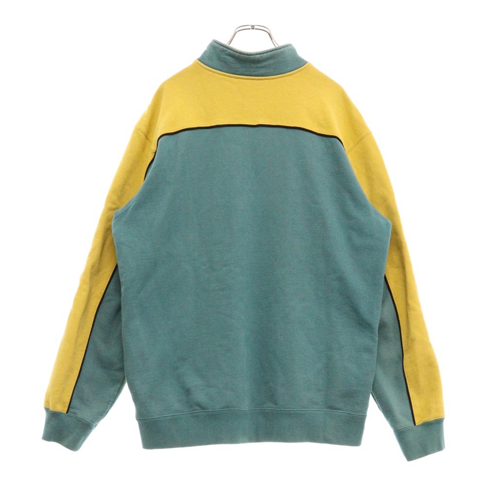 SUPREME(シュプリーム) 18AW Speedway Half Zip Sweatshirt スピードウェイ ハーフジップ プルオーバースウェット トレーナー イエロー/グリーン