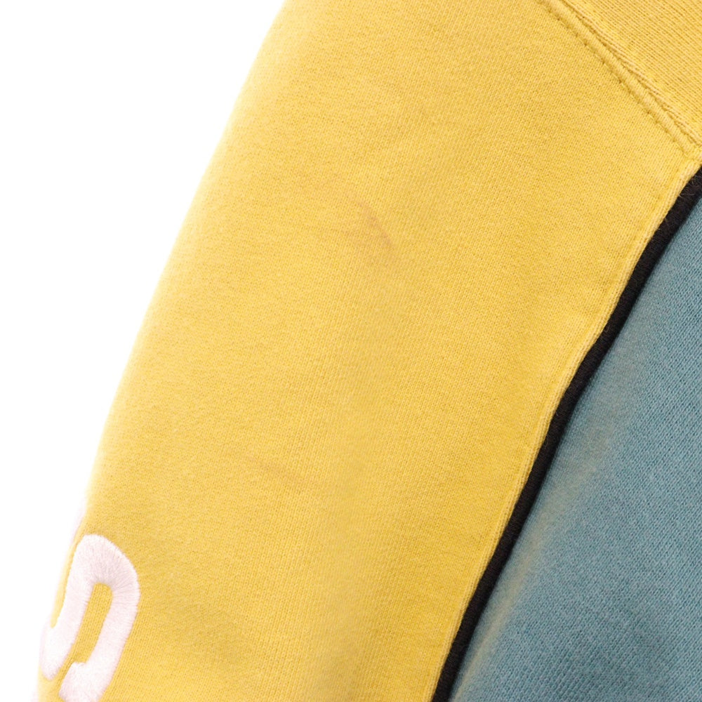 SUPREME(シュプリーム) 18AW Speedway Half Zip Sweatshirt スピードウェイ ハーフジップ プルオーバースウェット トレーナー イエロー/グリーン