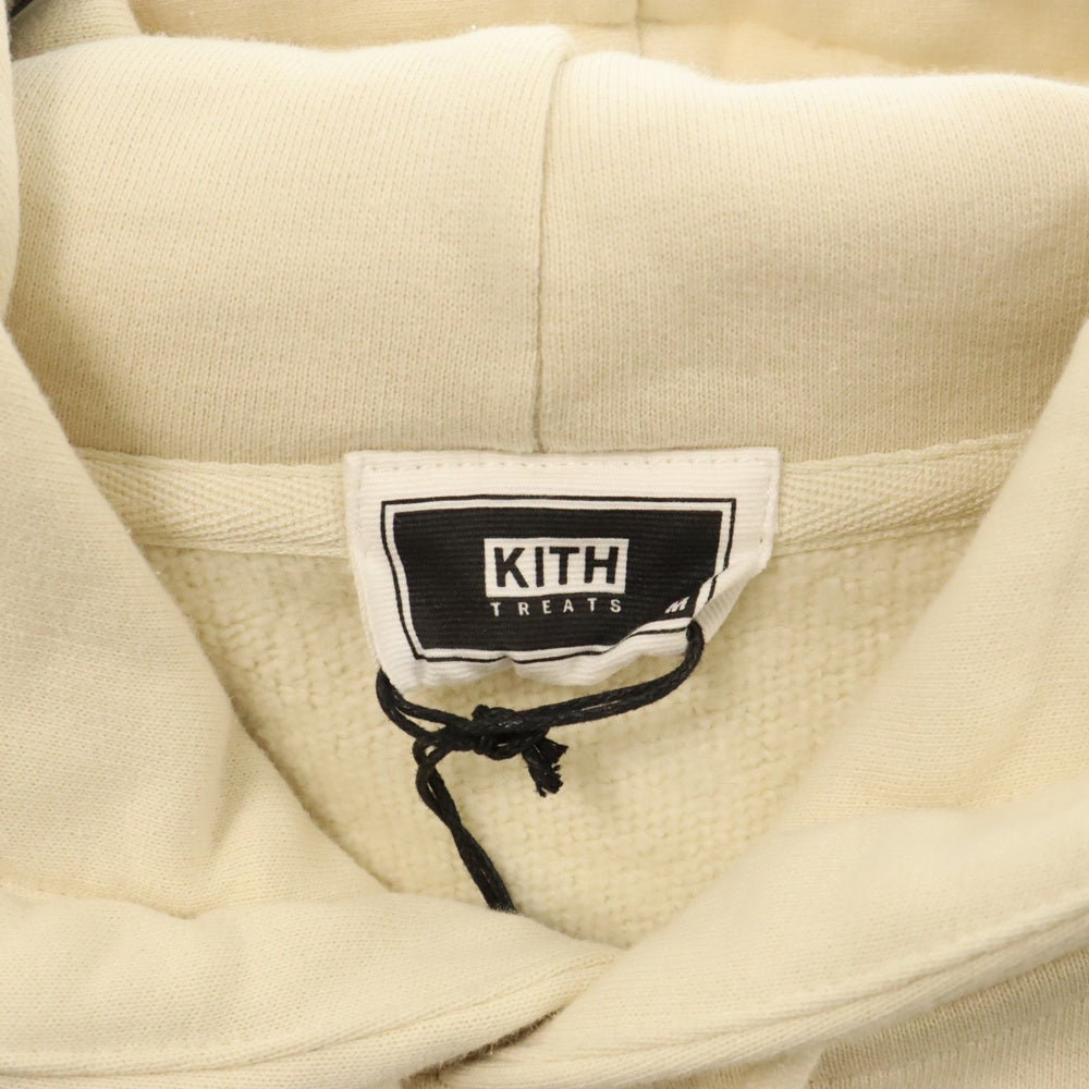 KITH(キス) トリーツ イヤー オブ ザ ドラゴン ウィリアムズ III プルオーバーフーディ パーカー ベージュ/レッド