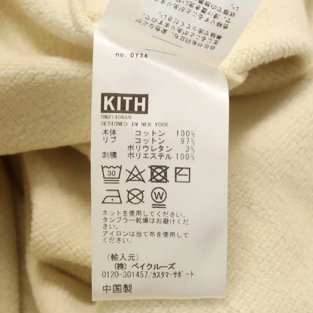 KITH(キス) トリーツ イヤー オブ ザ ドラゴン ウィリアムズ III プルオーバーフーディ パーカー ベージュ/レッド