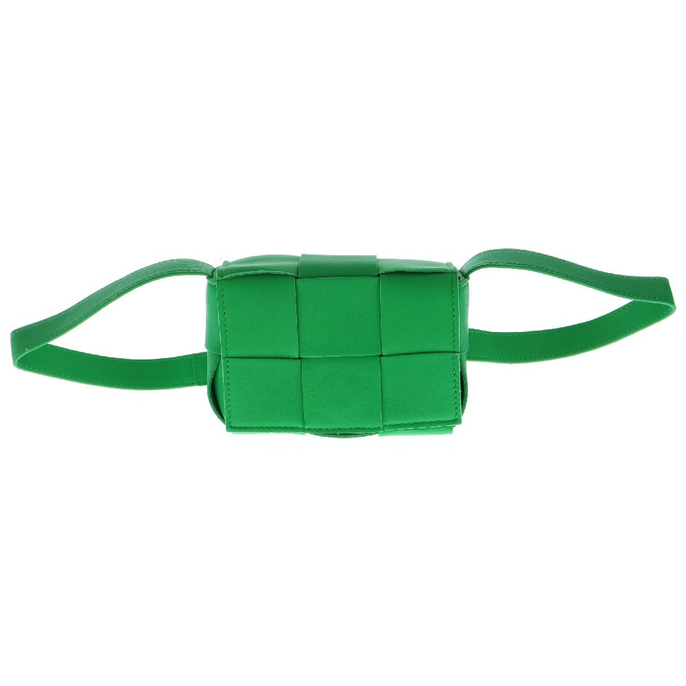 BOTTEGA VENETA(ボッテガヴェネタ) キャンディー カセット ミニバッグ ラムスキン パラキート 666618 ショルダーバッグ グリーン
