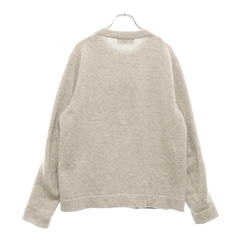 DIOR(ディオール) 24SS COUTUREパッチ カシミアジャージーニットセーター グレー 243M645AT474