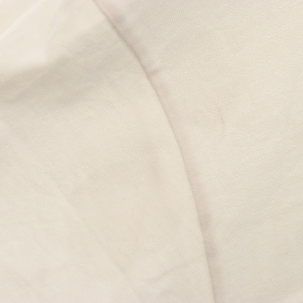 CELINE(セリーヌ) ロゴプリント クルーネック半袖Tシャツ ホワイト 2X43C671Q