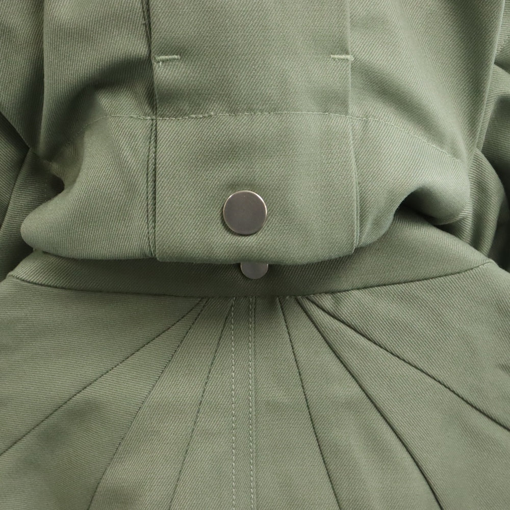 FFFPOSTALSERVICE(トリプルエフポスタルサービス) Parachute jacket パラシュートジャケット ジップアップジャケット グリーン