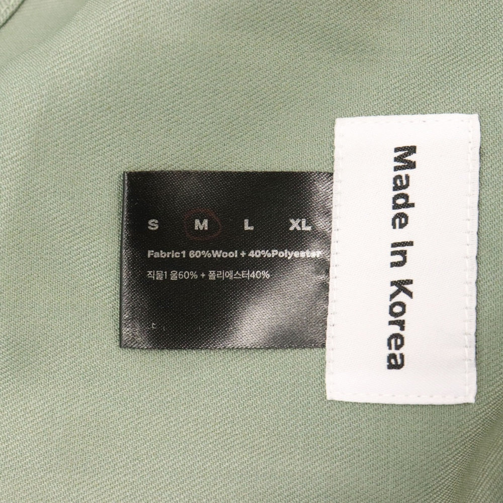 FFFPOSTALSERVICE(トリプルエフポスタルサービス) Parachute jacket パラシュートジャケット ジップアップジャケット グリーン