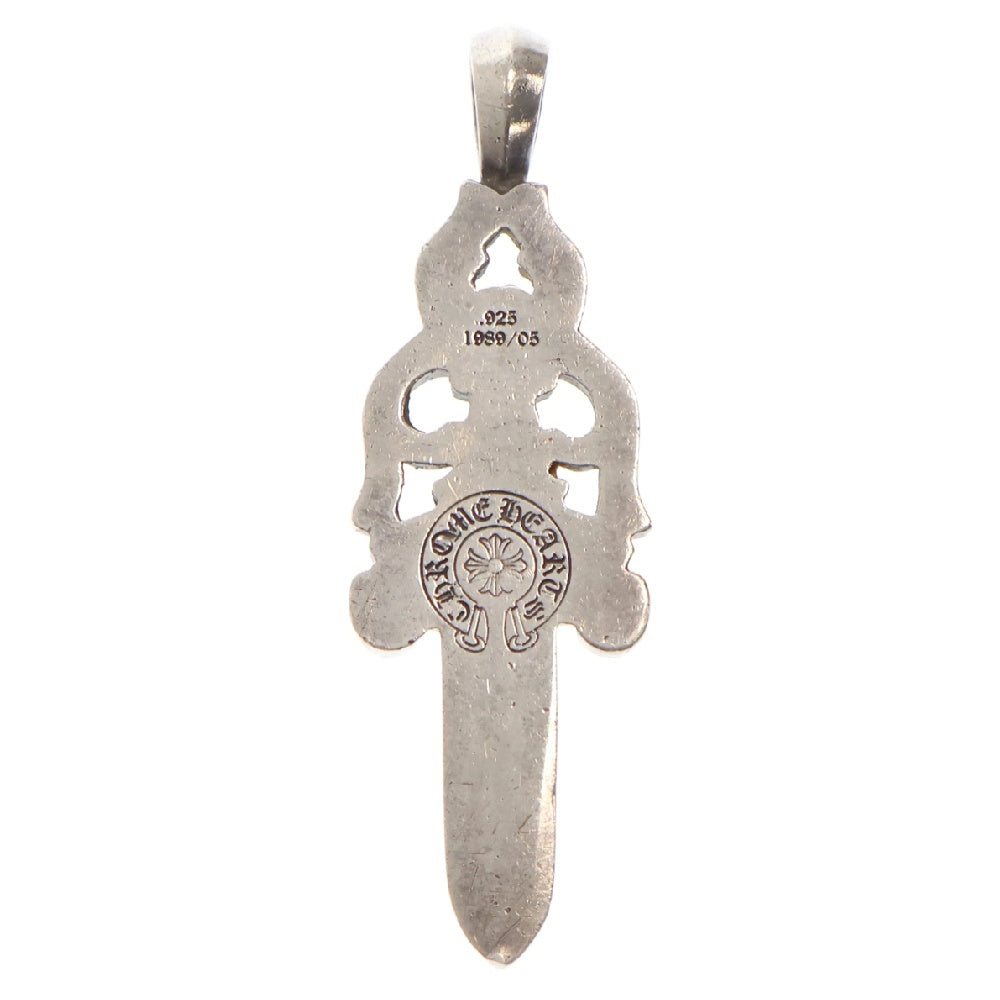 CHROME HEARTS(クロムハーツ) LARGE DAGGER ラージダガー ペンダント シルバーネックレストップ シルバー