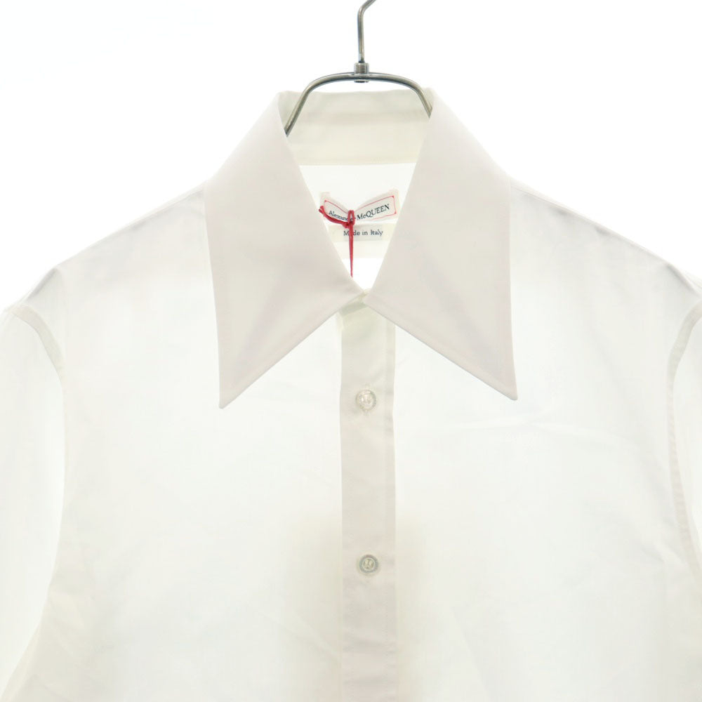 Alexander McQueen(アレキサンダーマックイーン) 70S Colored Evening Shirt カラーイブニング 長袖シャツ ホワイト 643528 QQN66