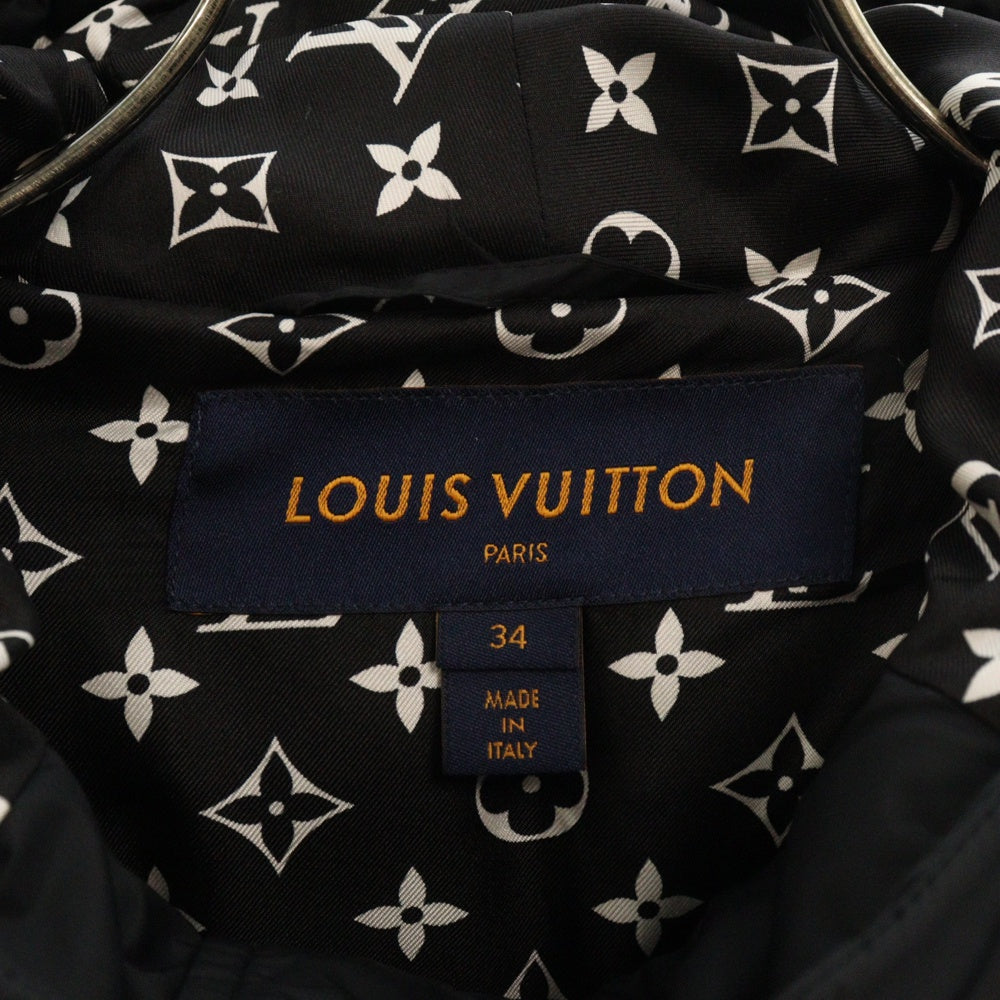 LOUIS VUITTON(ルイヴィトン) フード付き 裏地モノグラム ダウンベスト アウター ブラック FI0W15NHI レディース