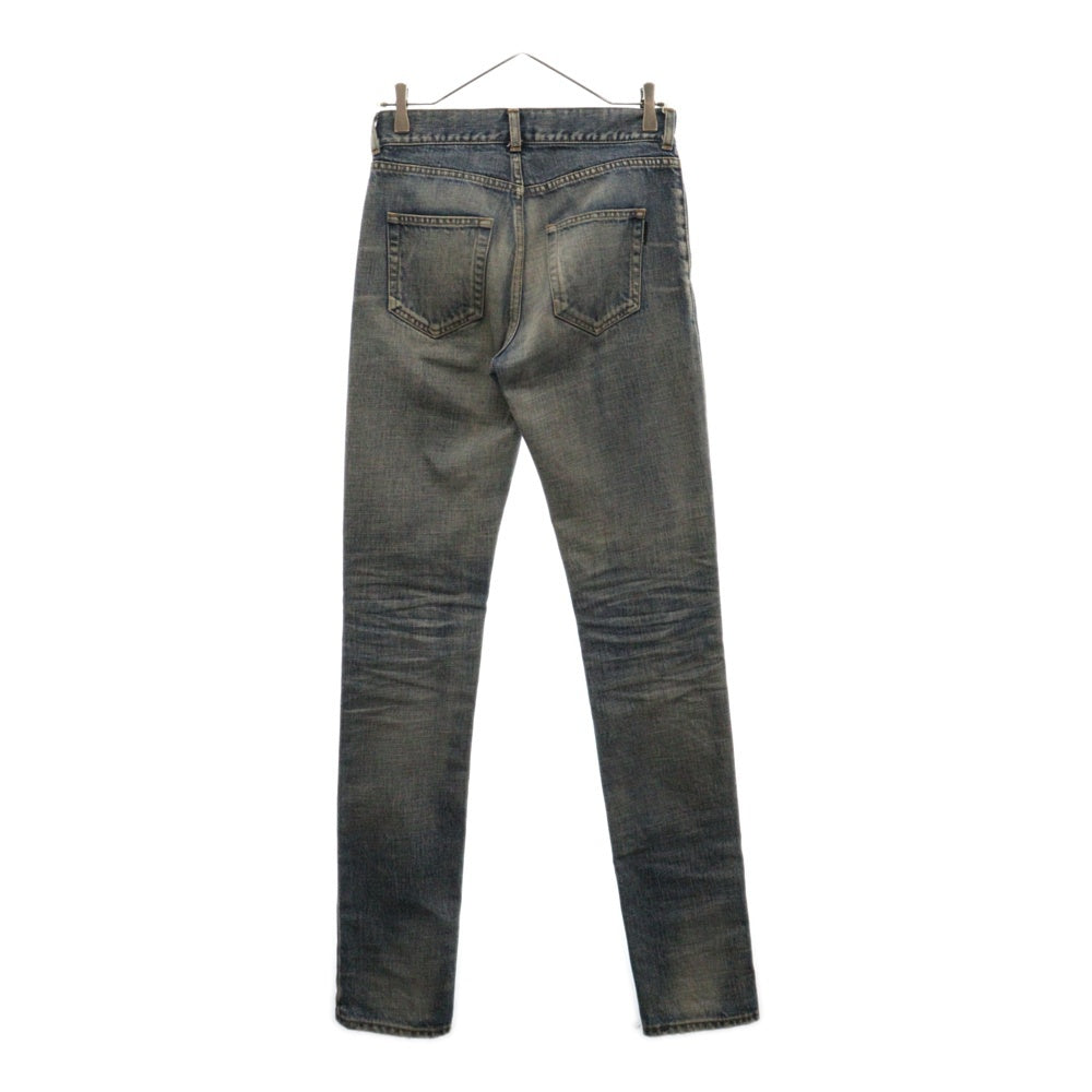 SAINT LAURENT PARIS(サンローランパリ) 18SS ストレッチ デニムスキニーパンツ インディゴ 527389 YD862