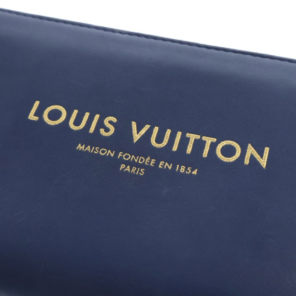LOUIS VUITTON(ルイヴィトン) フライトバッグパナーム ジッピーウォレット 長財布 ブルー M58044