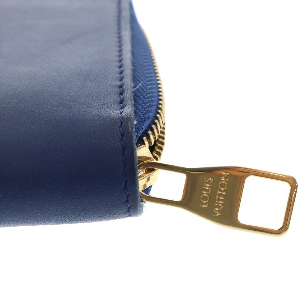 LOUIS VUITTON(ルイヴィトン) フライトバッグパナーム ジッピーウォレット 長財布 ブルー M58044