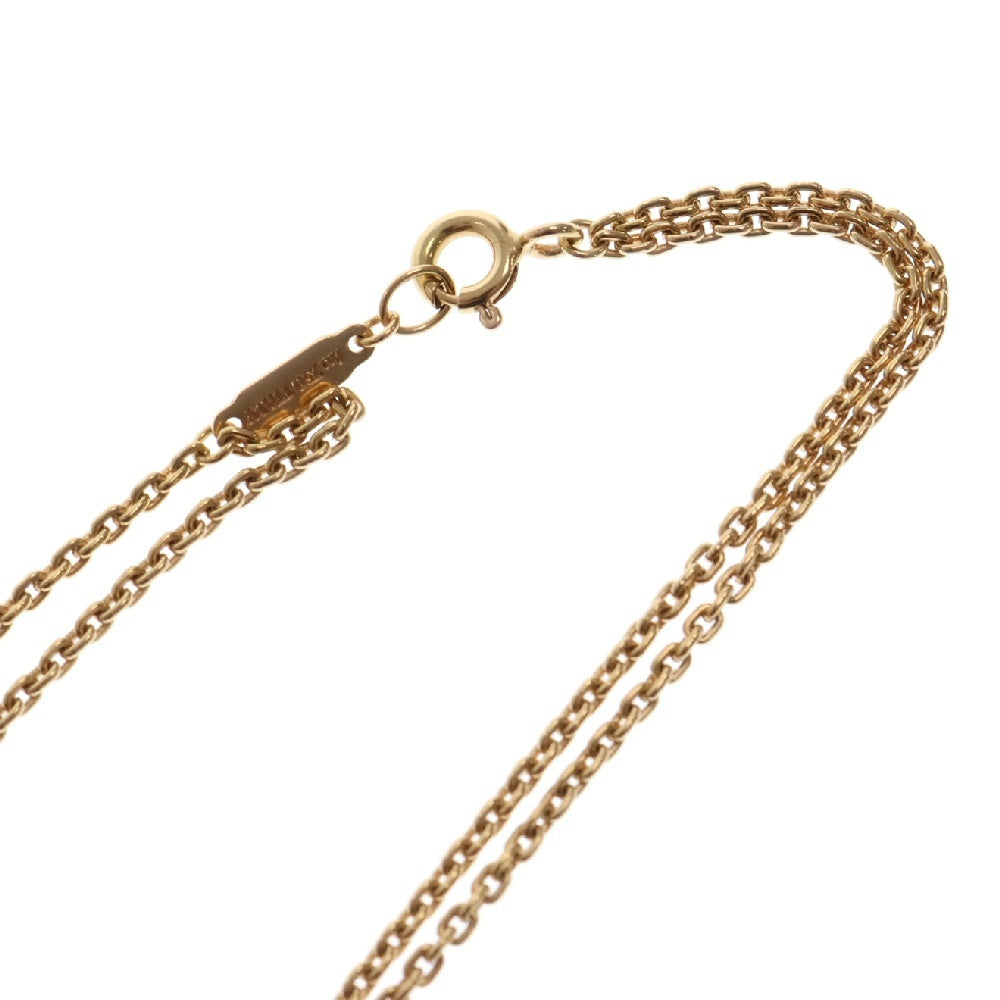 TIFFANY&Co(ティファニー) K18YG ハードウェア ダブルリンク ダイヤ ペンダントネックレス イエローゴールド
