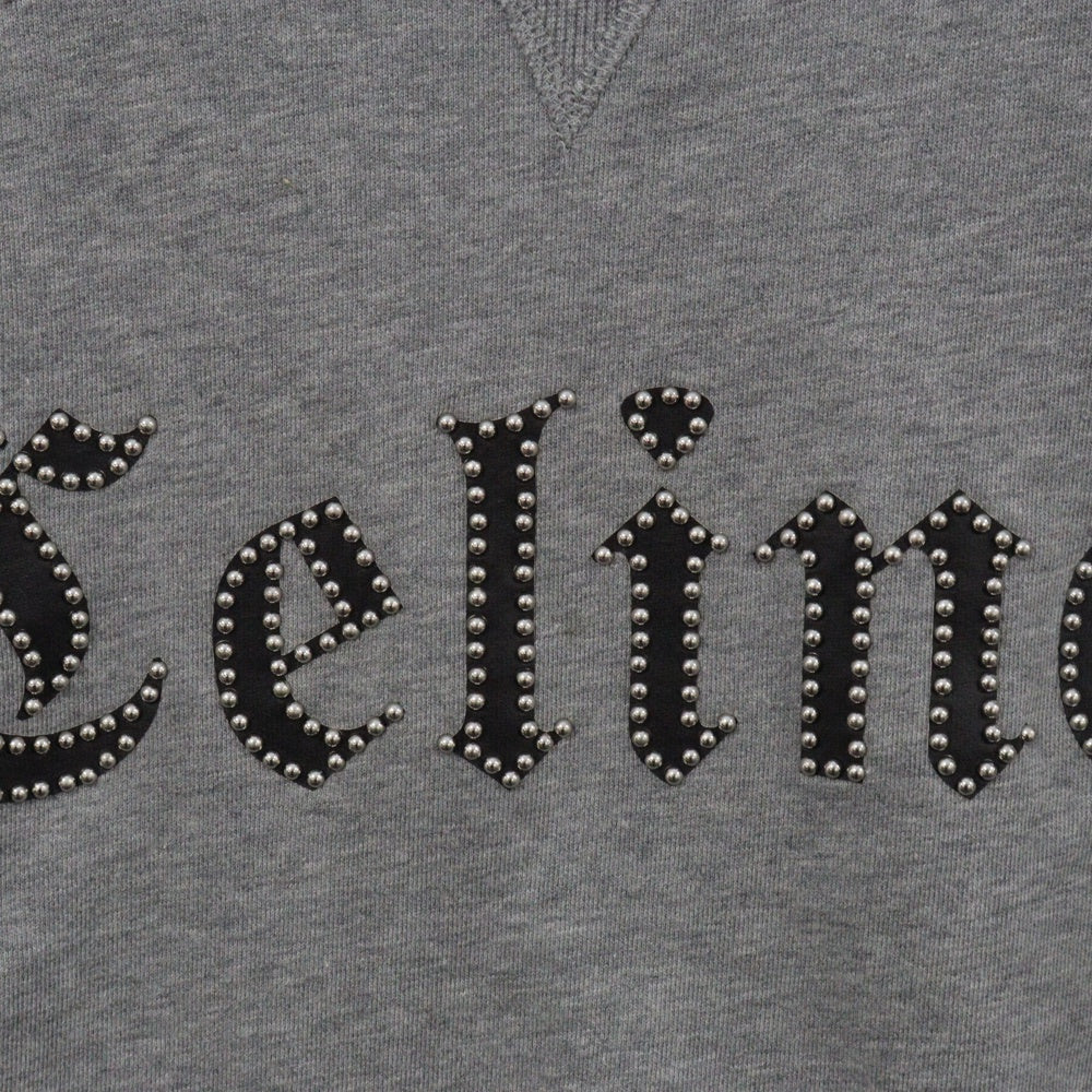 CELINE(セリーヌ) ロゴスタッズ ノースリーブ カットソー グレー 2Y556670Q