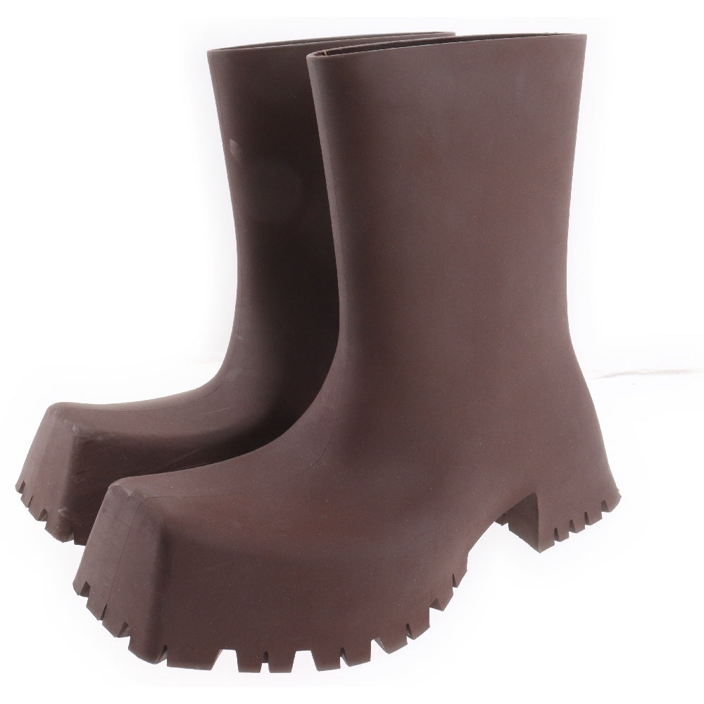 BALENCIAGA(バレンシアガ) 22SS TROOPER RUBBER BOOT トルーパー ラバーブーツ ロングブーツ 680660 ブラウン t39