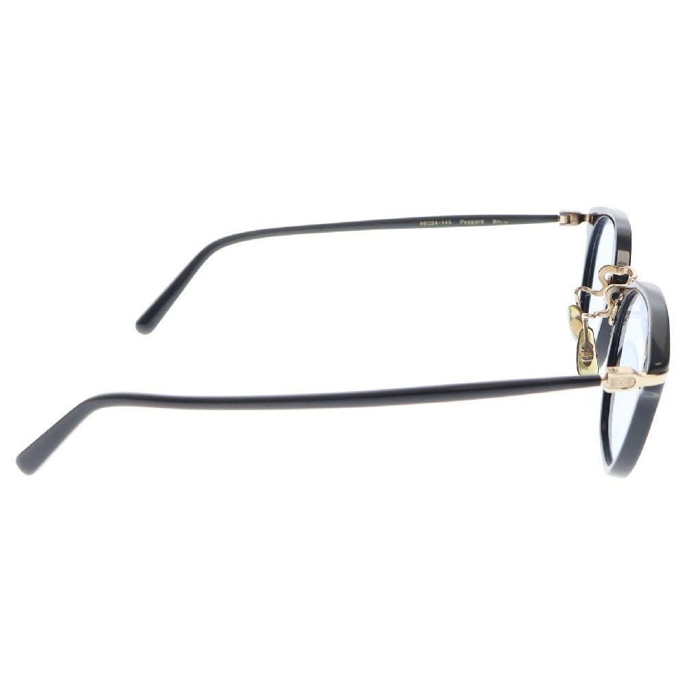 OLIVER GOLDSMITH(オリバーゴールドスミス) Reppard ウェリントンサングラス クリアレンズ ブラックフレーム アイウェア