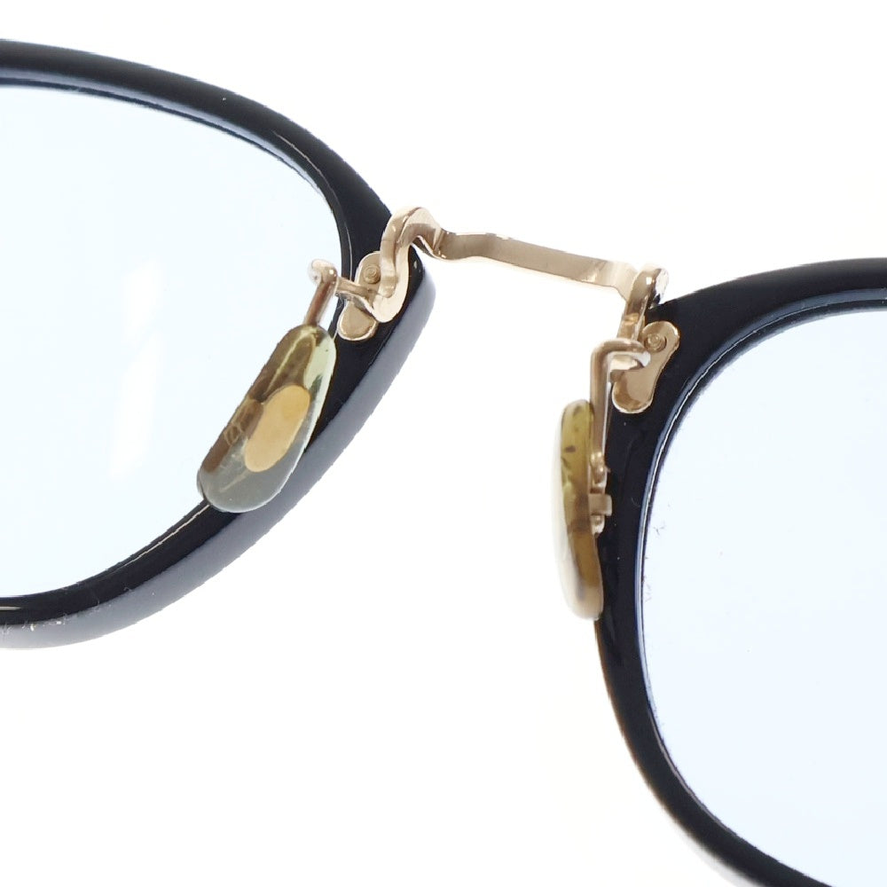 OLIVER GOLDSMITH(オリバーゴールドスミス) Reppard ウェリントンサングラス クリアレンズ ブラックフレーム アイウェア
