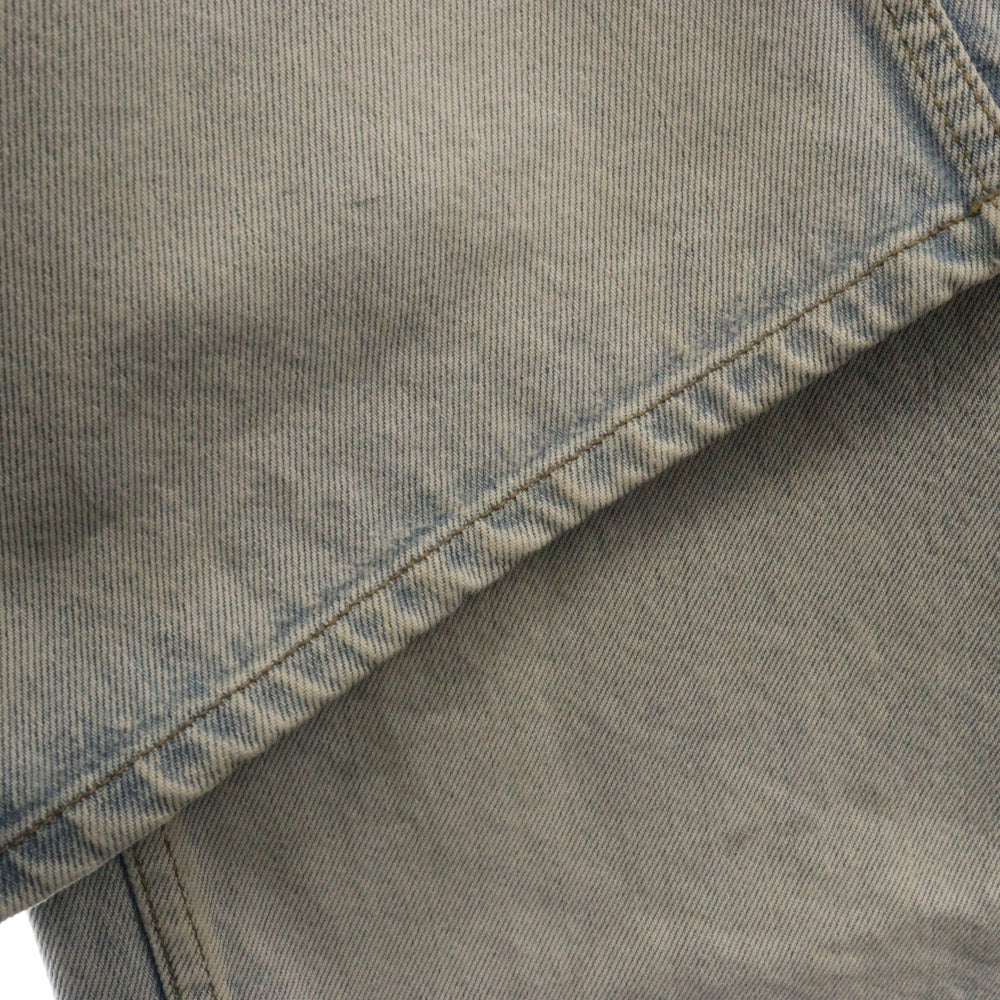 BALENCIAGA(バレンシアガ) 24SS DENIM SIZE STICKER BAGGY 767977 TDW14 サイズステッカーバギーデニムパンツ