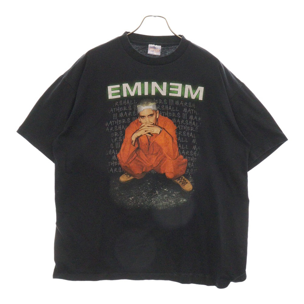 VINTAGE(ヴィンテージ) EMINEM T-shirt エミネム 両面プリント 半袖Tシャツ カットソー ブラック