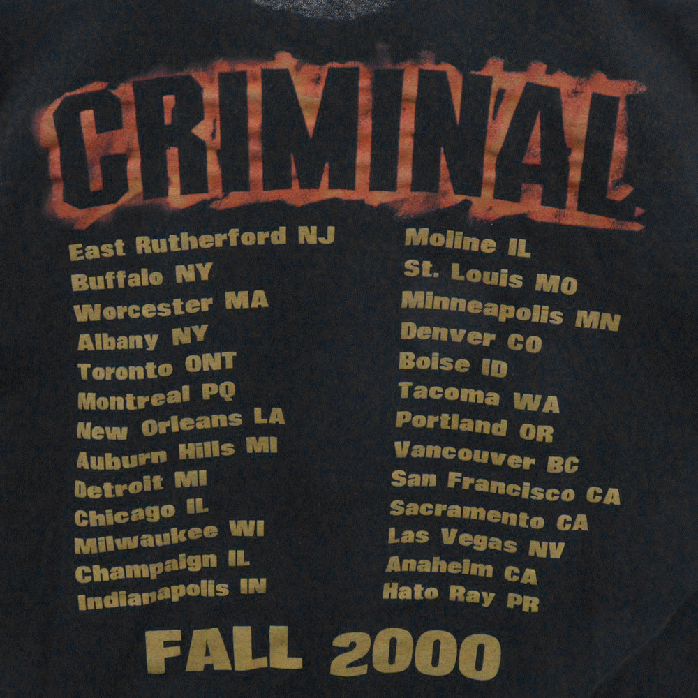 VINTAGE(ヴィンテージ) EMINEM T-shirt エミネム 両面プリント 半袖Tシャツ カットソー ブラック