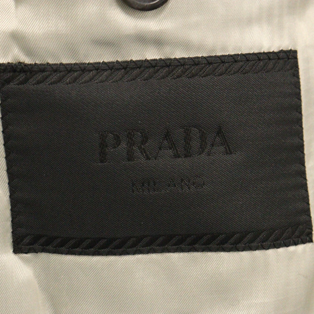 PRADA(プラダ) シングルテーラードジャケット スラックスパンツ セットアップスーツ ネイビー UAF421 S192 BG4