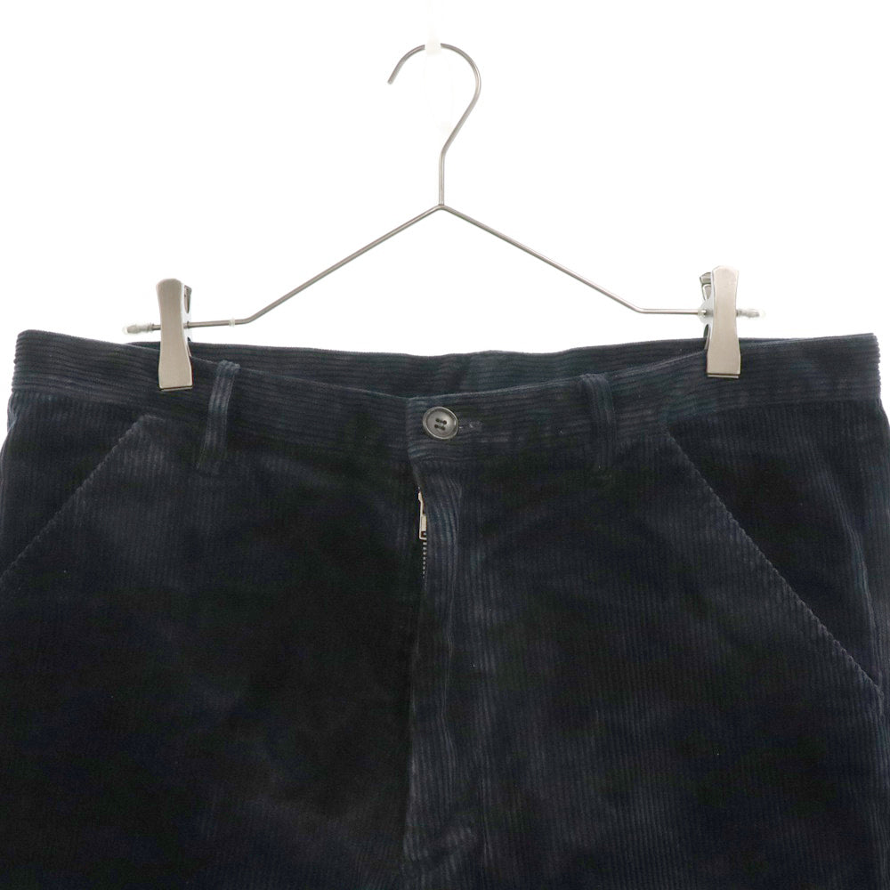COMME des GARCONS SHIRT(コムデギャルソンシャツ) CORDUROY PLAIN GARMENT TREATED PANT FL-P007 コーデュロイ テーパードパンツ ロングパンツ ブルー