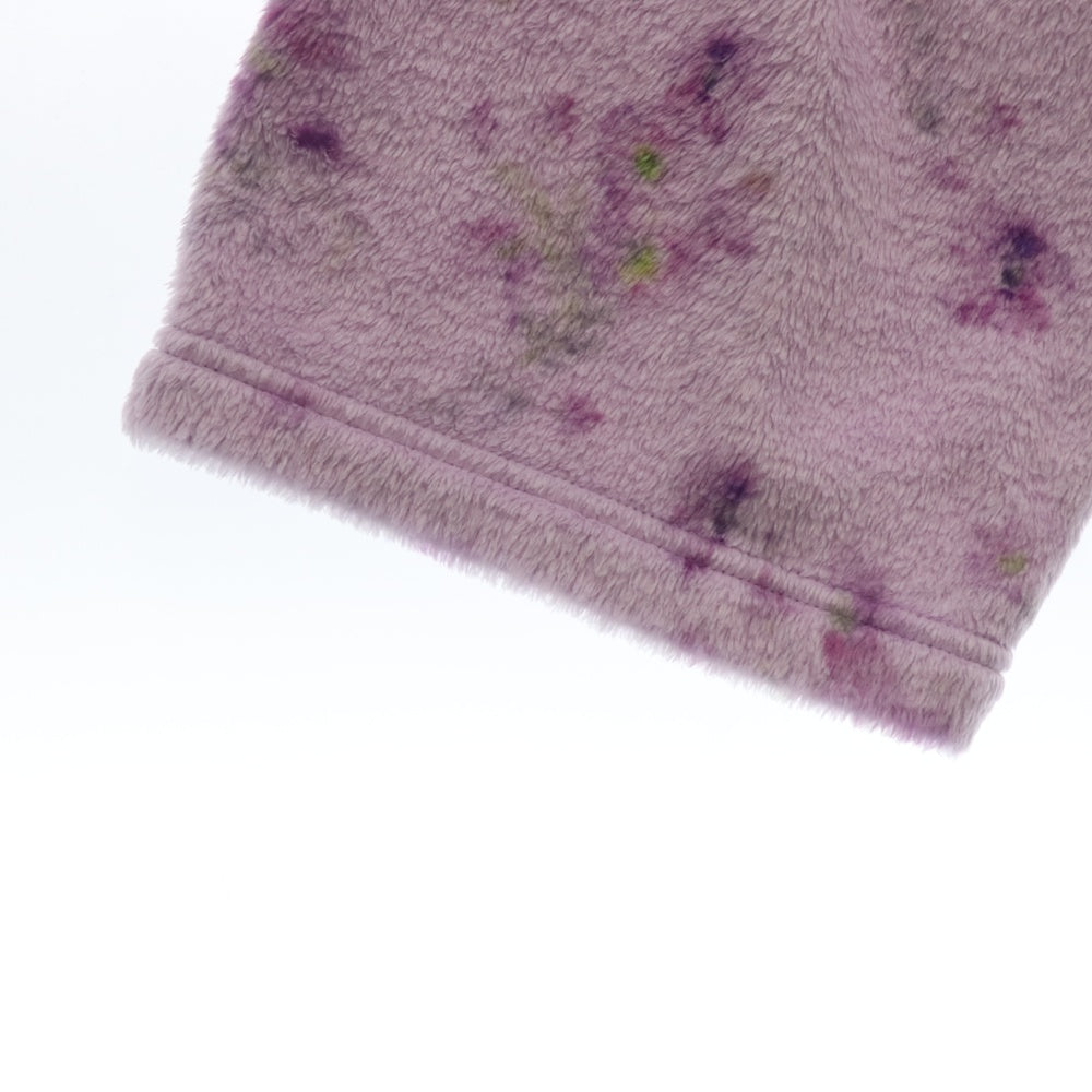 Acne Studios(アクネ ストゥディオズ) FLORAGATAN13 Teddy hooded sweatshirt FN-WN-SWEA000212 テディ フーデッド スウェット フリース パープル レディース