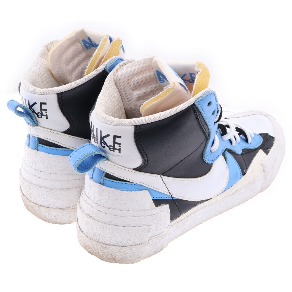 NIKE(ナイキ) ×SACAI BLAZER MID BV0072-001 サカイ ブレザーミッド ハイカットスニーカー ブルー/ブラック US9/27cm