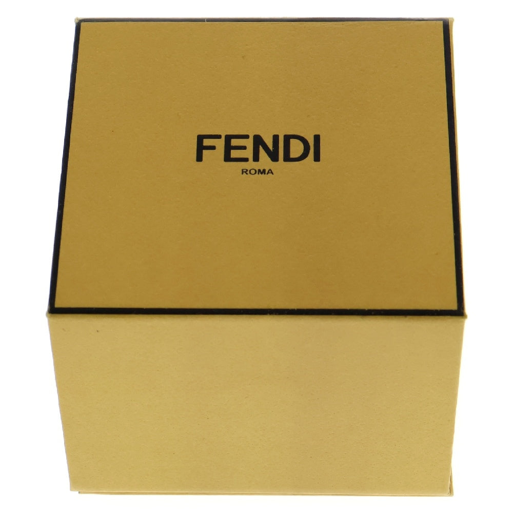 FENDI(フェンディ) Fロゴ ルテニウム スターモチーフピアス ブラック
