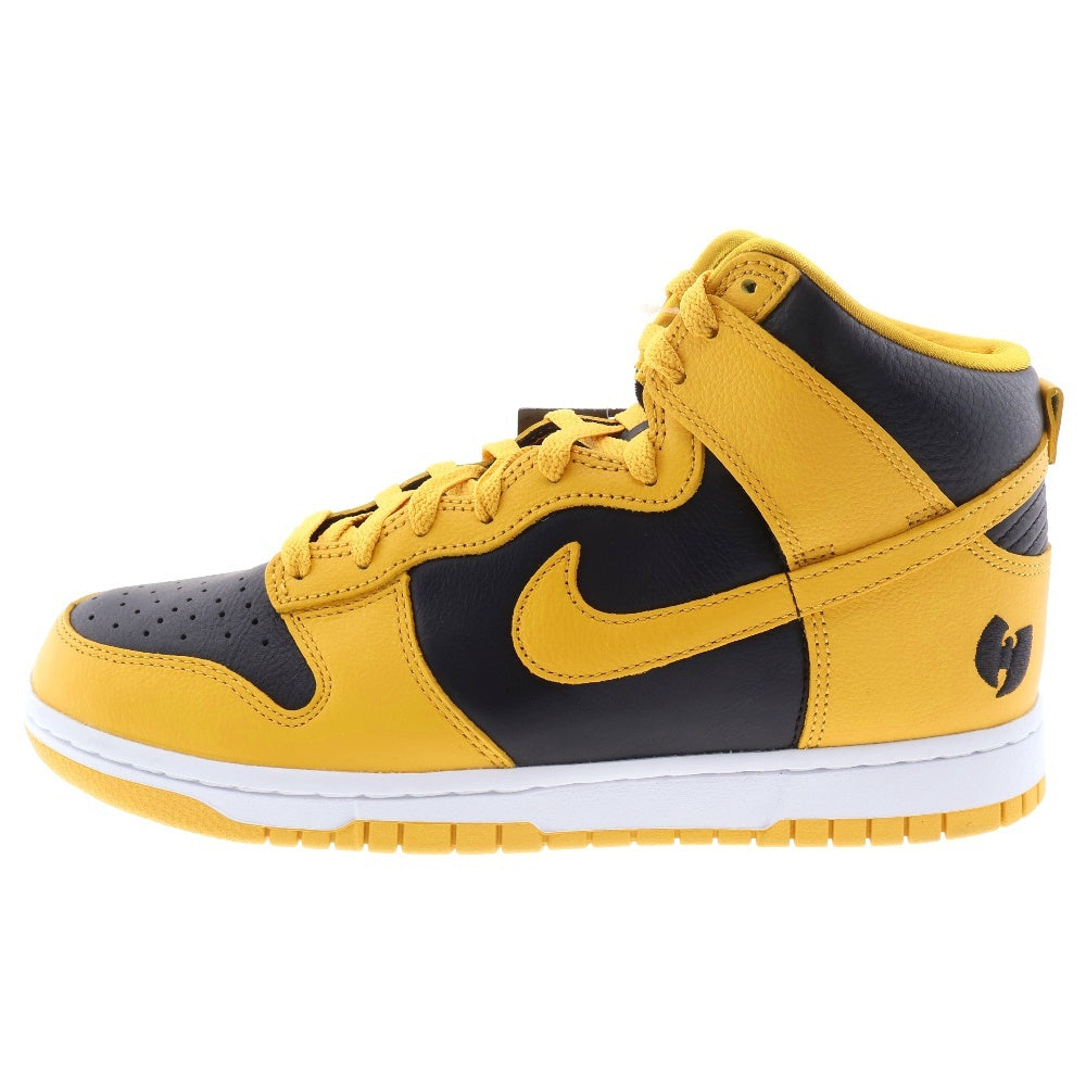NIKE(ナイキ) ×Wu-Tang Clan DUNK HIGH RETRO HJ4320-001 ×ウータンクラン ダンクハイ レトロ ハイカットスニーカー シューズ ブラック/イエロー US8.5/26.5cm