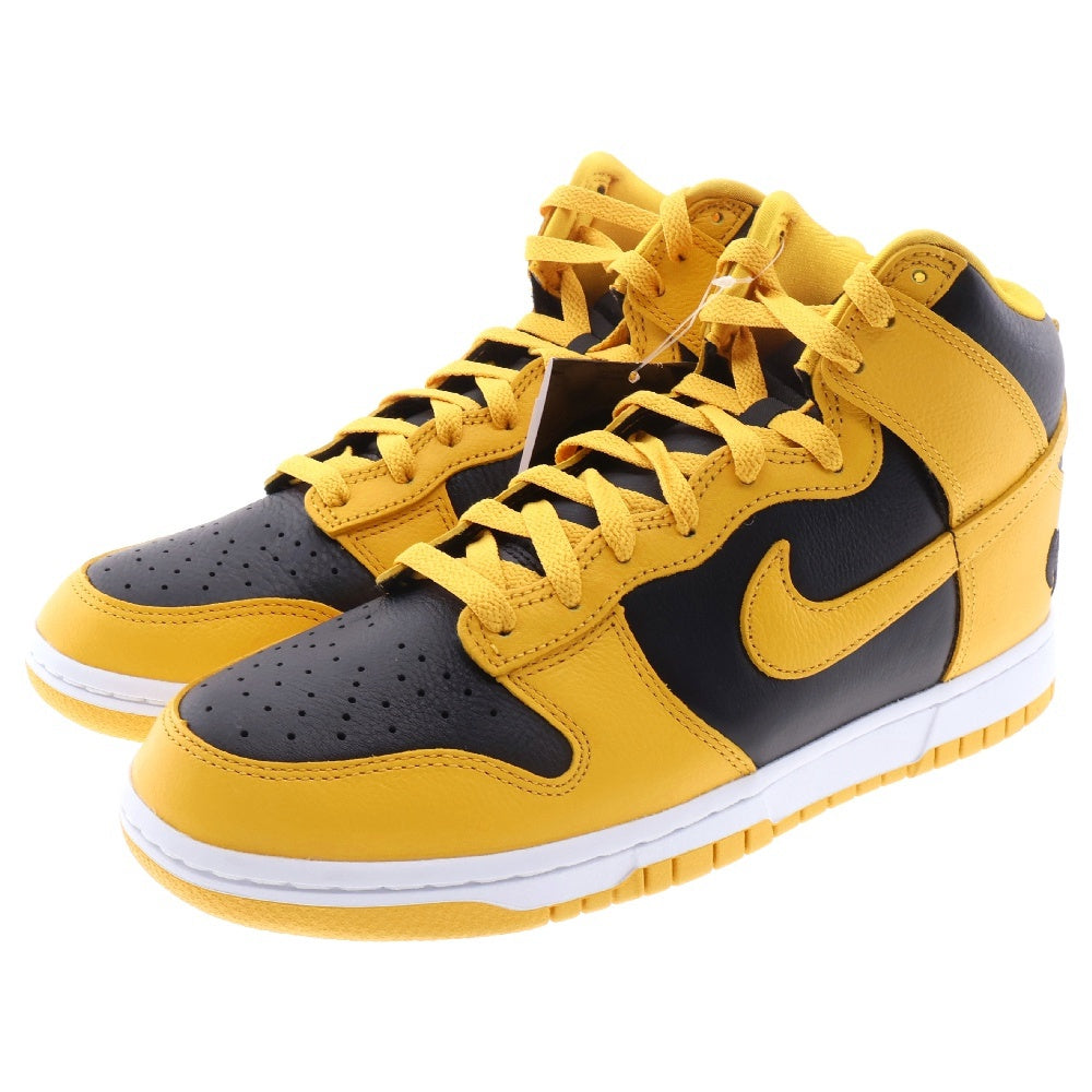 NIKE(ナイキ) ×Wu-Tang Clan DUNK HIGH RETRO HJ4320-001 ×ウータンクラン ダンクハイ レトロ ハイカットスニーカー シューズ ブラック/イエロー US8.5/26.5cm