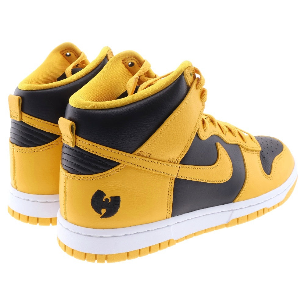 NIKE(ナイキ) ×Wu-Tang Clan DUNK HIGH RETRO HJ4320-001 ×ウータンクラン ダンクハイ レトロ ハイカットスニーカー シューズ ブラック/イエロー US8.5/26.5cm