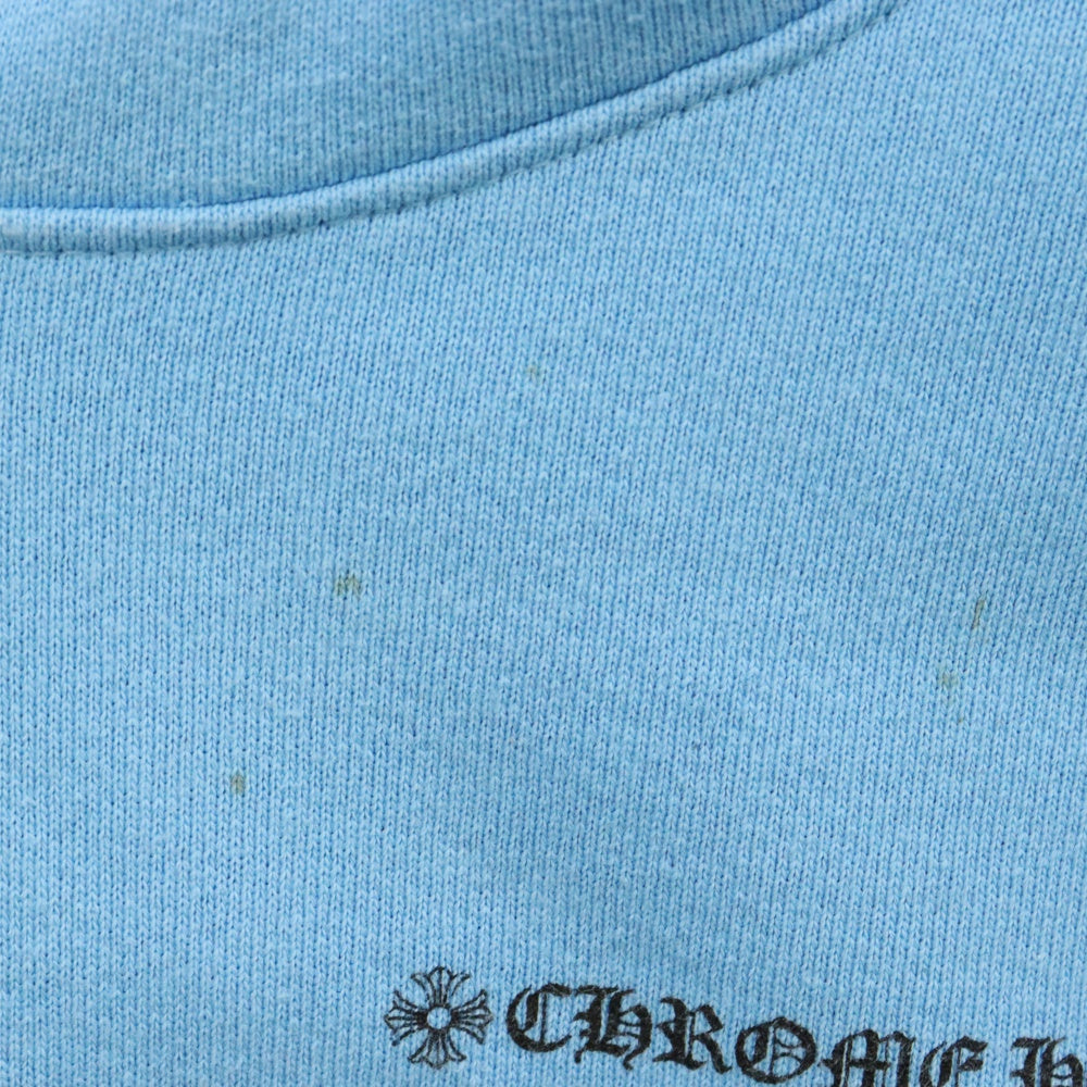 CHROME HEARTS(クロムハーツ) 24SS ×MATTY BOY BRAIN NEW PULLOVER HOODIE マッティボーイ ブレインニュー プリントフーディー プルオーバーパーカー ブルー