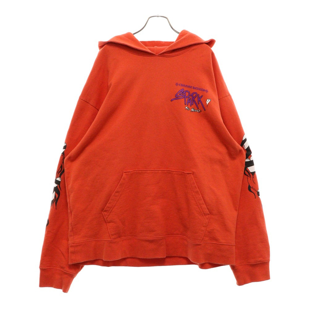 CHROME HEARTS(クロムハーツ) ×MATTY BOY SWTSHRT PPO U HD PLVR MATTY RED マッティボーイチョンパープリテンスプルオーバーフーディ パーカー レッド