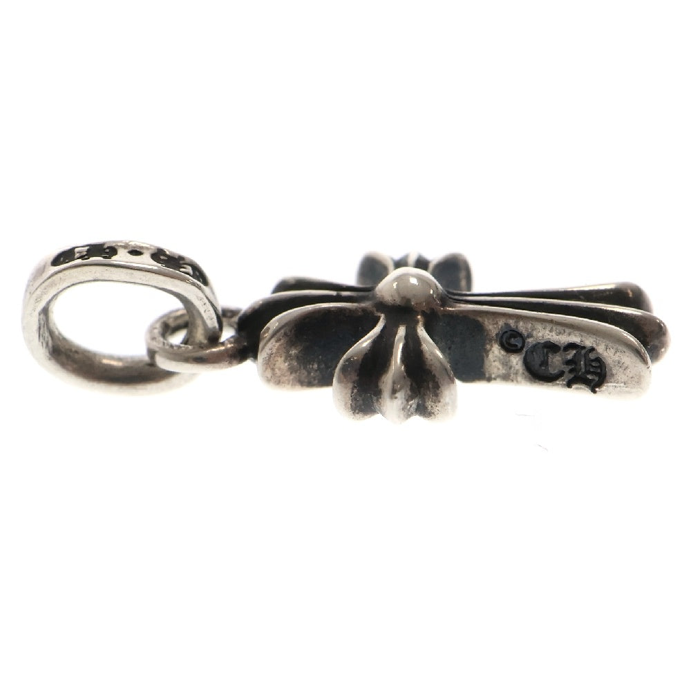 CHROME HEARTS(クロムハーツ) CRS BBYFAT P DMND ベイビーファット PAVEダイヤ ペンダントネックレストップ シルバー