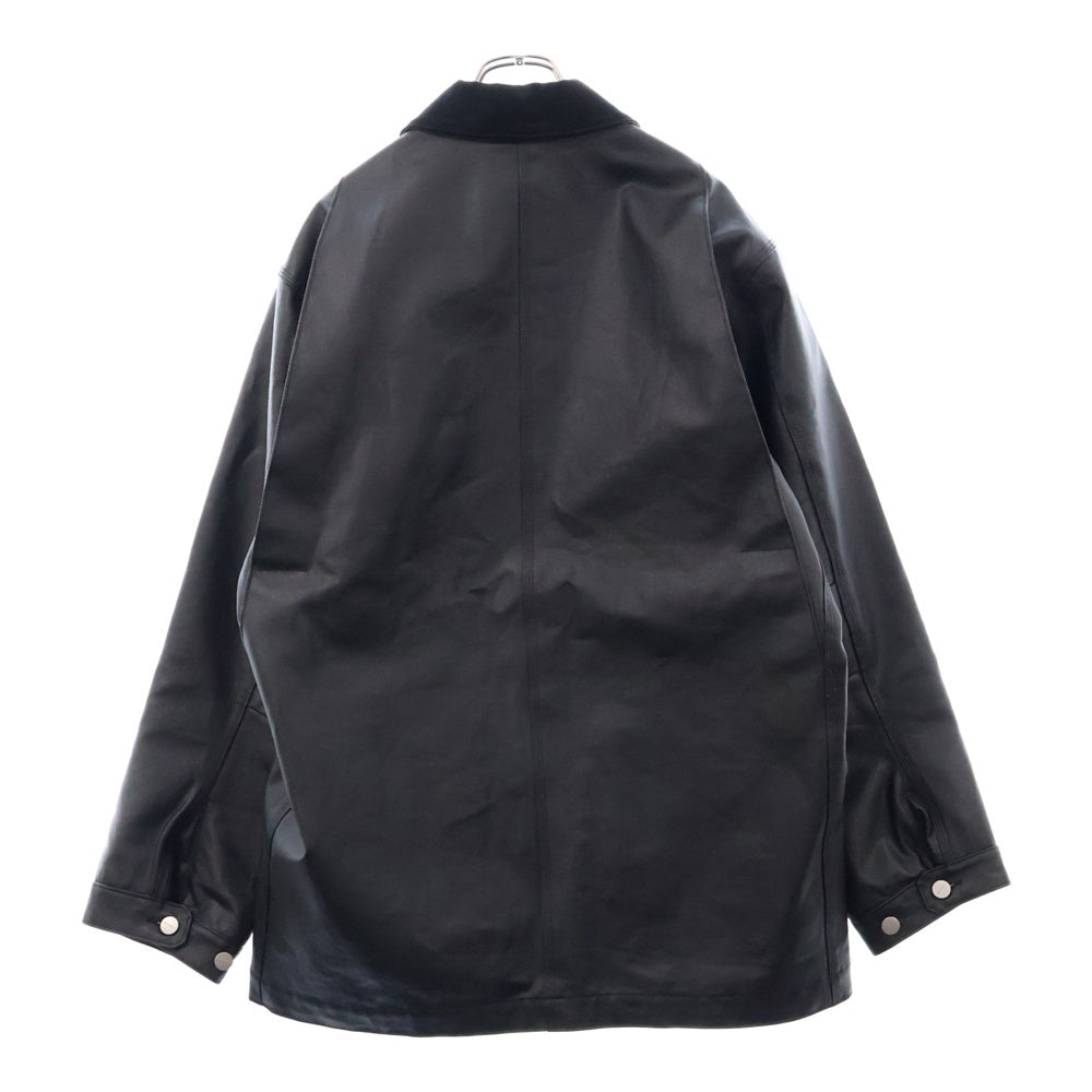 eYe COMME des GARCONS JUNYA WATANABE MAN(アイ コム デ ギャルソン ジュンヤ ワタナベ マン) 24SS カーハート ウレタンコーティング ワークチョアー カバーオールコート ブラック WM-J901