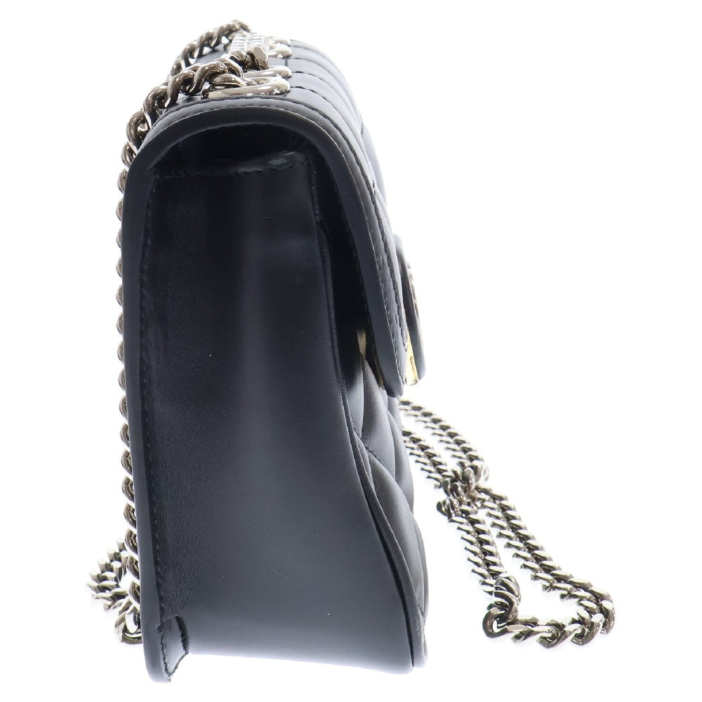 GUCCI(グッチ) Deco mini shoulder bag 741457 デコ ミニショルダーバッグ ブラック レザー