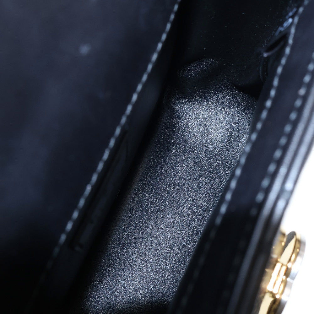 GUCCI(グッチ) Deco mini shoulder bag 741457 デコ ミニショルダーバッグ ブラック レザー