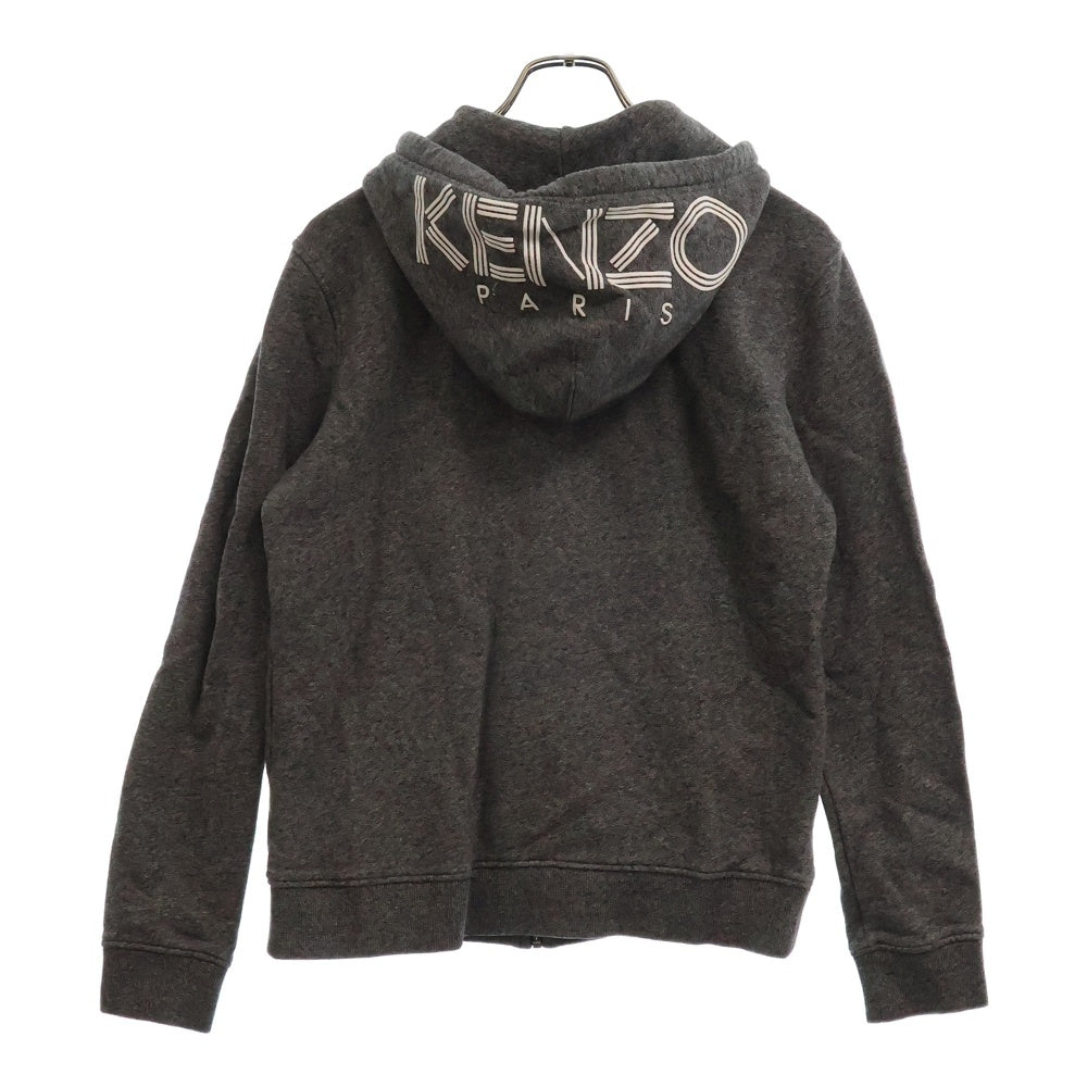 KENZO(ケンゾー) フードロゴ ジップアップフーディ スウェット グレー F755BL7224MD