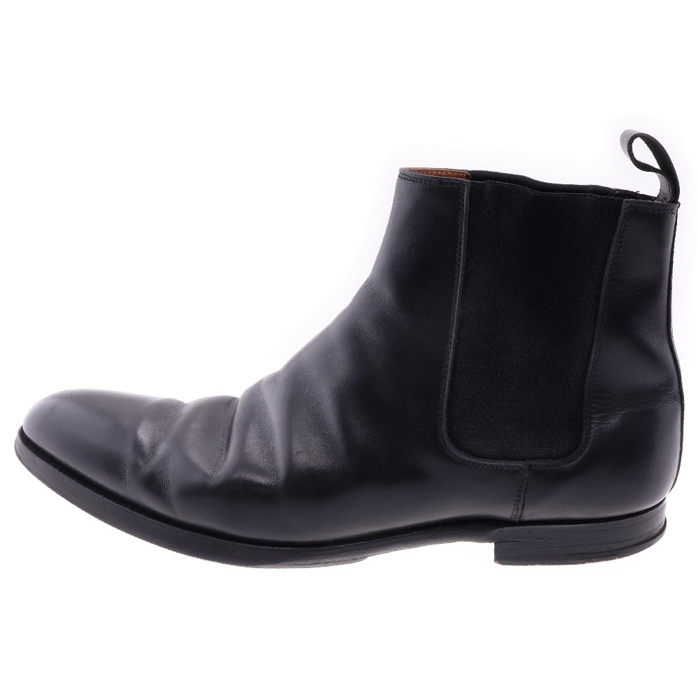 Crockett&Jones(クロケットアンドジョーンズ) サイドゴア チェルシーブーツ ブラック