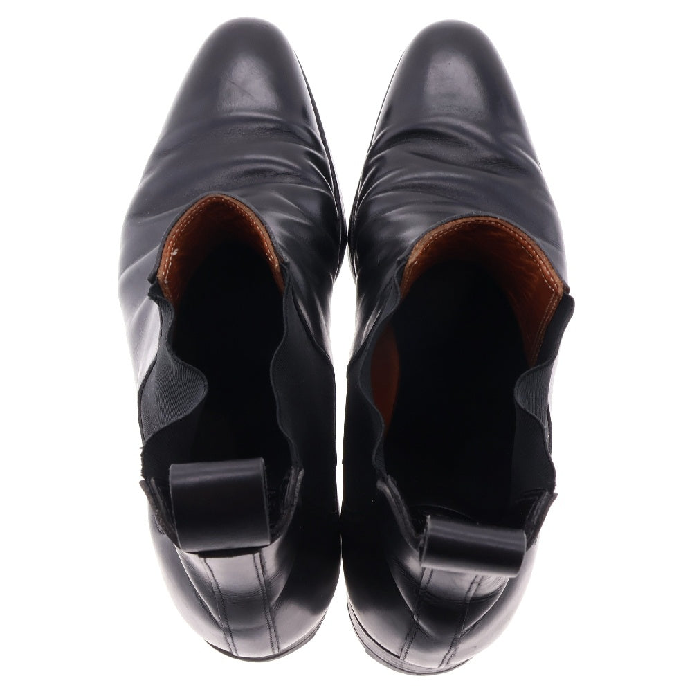 Crockett&Jones(クロケットアンドジョーンズ) サイドゴア チェルシーブーツ ブラック