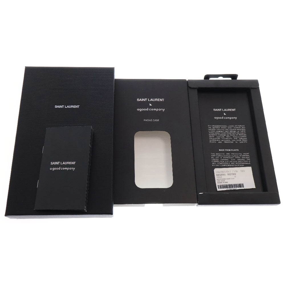 SAINT LAURENT PARIS(サンローランパリ) iphone 11 Star Case アイフォンケース 総柄スター ブラック 695695