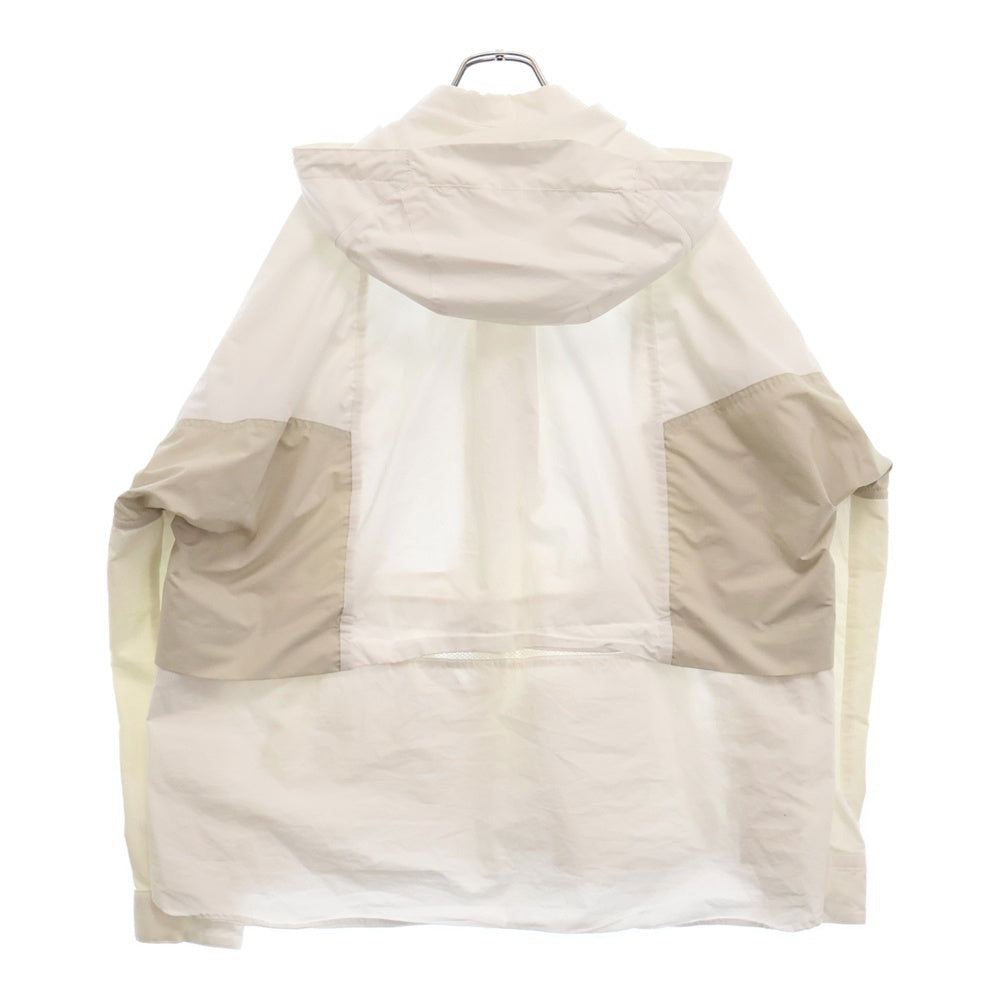 Sacai(サカイ) 21AW Cotton Poplin Shirt ジップパーカー ナイロンブルゾン ホワイト 21-02582M