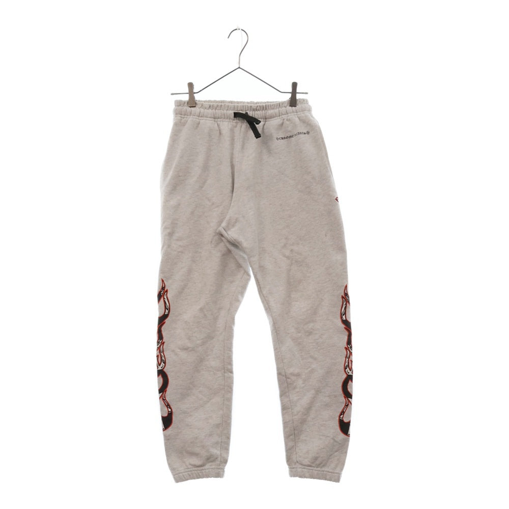 CHROME HEARTS(クロムハーツ) MATTY BOY PPO BRAIN SWTPANTS マッティボーイ ファイヤープリント スウェットパンツ グレー