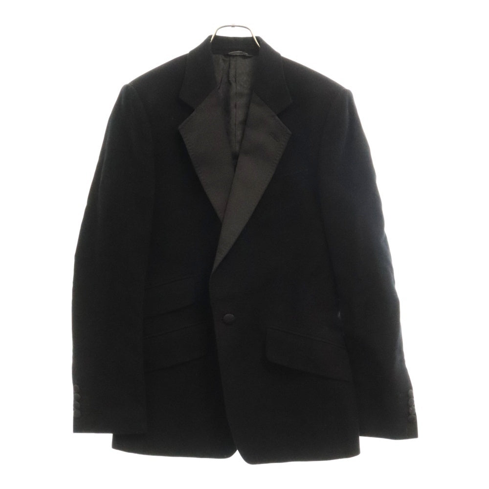 DOLCE & GABBANA(ドルチェアンドガッバーナ) ベルベット シングル テーラードジャケット ブラック 2GQ07T