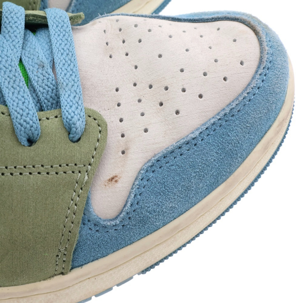 NIKE(ナイキ) WMNS Air Jordan 1 Zoom CMFT 2 DV1305-433 エアジョーダン1 ズーム CMFT 2 ローカットスニーカー シューズ ブルー/グリーン US9.5/27.5cm