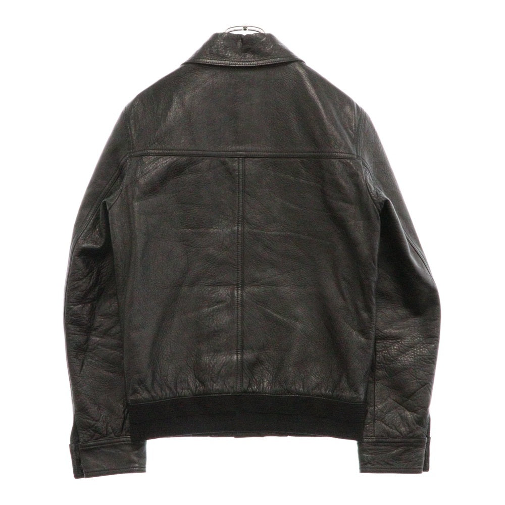 SAINT LAURENT PARIS(サンローランパリ) Lamb Leather Jacket ラムレザー ジャケット ブラック 484279 YSNQ1