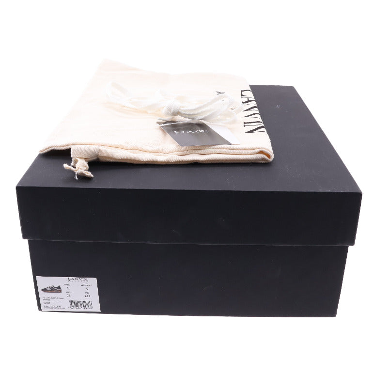 LANVIN(ランバン) ×VESSEL Nylon Bumper Sneakers ベッセル ナイロン バンパー ローカットスニーカー シューズ レディース ブラック/ホワイト